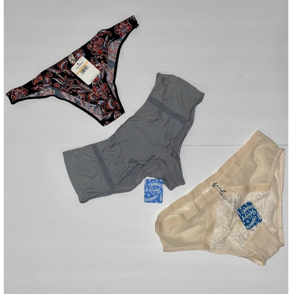 3 NWT Free People Panties